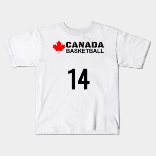 Canada Basketball Number 12 Design Gift Idea Kids T-Shirt